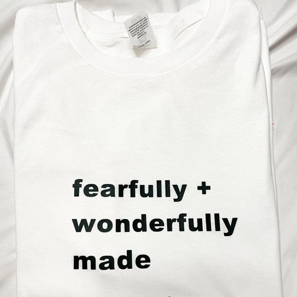 fearfully + wonderfully made | T-shirt - Picture 1 of 1